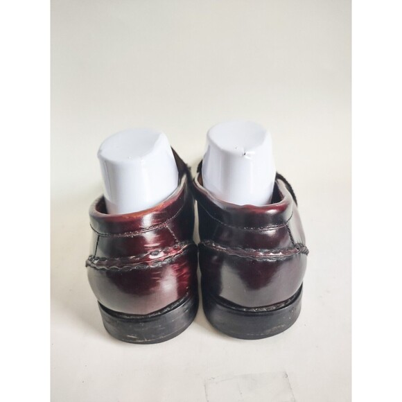 Russell Moccasin Co Red Leather Classic Penny Loafers Size 13 EE Wide Burgundy - Picture 8 of 11